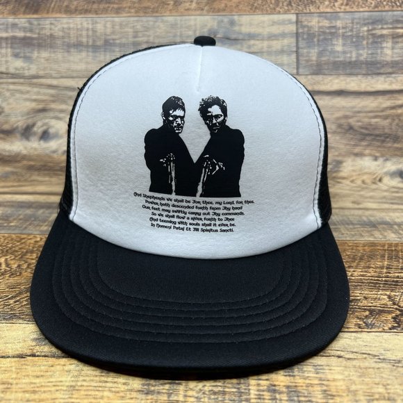 Unbranded Other - Boondock Saints Mens Trucker Hat Black Snapback 90s Movie Quote Irish Vigilante